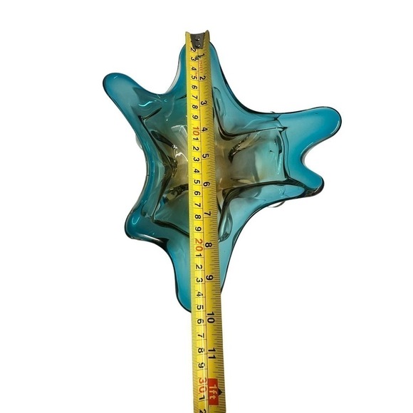 Mid 20th Century Modern Decorative Hand Made Freeform Abstract Murano art Bowl - Picture 4 of 5